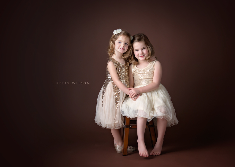 OKC child photographer Kelly Wilson fine art sisters