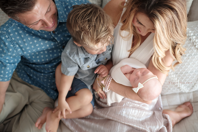 Edmond home newborn photographer